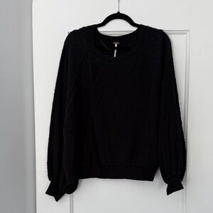 Free People Black Women's Sweater